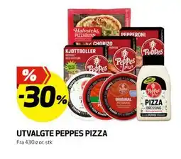 Bunnpris UTVALGTE PEPPES PIZZA tilbud