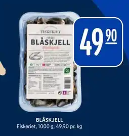 Rema 1000 BLÅSKJELL, NOK 49.9 tilbud