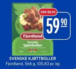 Rema 1000 SVENSKE KJØTTBOLLER, NOK 59.9 tilbud