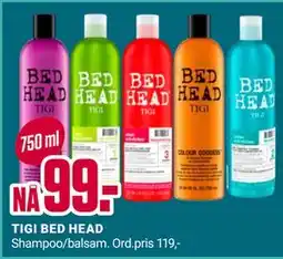 Europris TIGI BED HEAD, NOK 99 tilbud