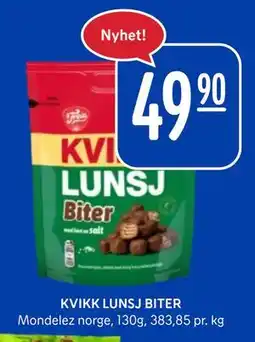 Rema 1000 KVIKK LUNSJ BITER, NOK 49.9 tilbud