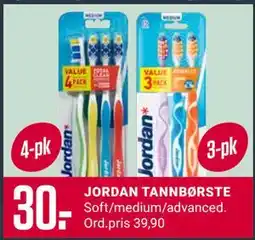 Europris JORDAN TANNBØRSTE, Medlemspris tilbud