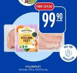 Rema 1000 KYLLINGFILET, NOK 99.9 tilbud