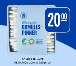 Rema 1000 BOMULLSPINNER, NOK 20 tilbud