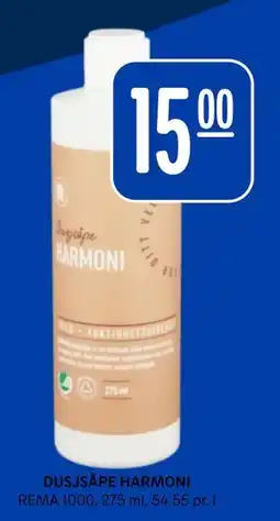 Rema 1000 DUSJSÅPE HARMONI, NOK 15 tilbud