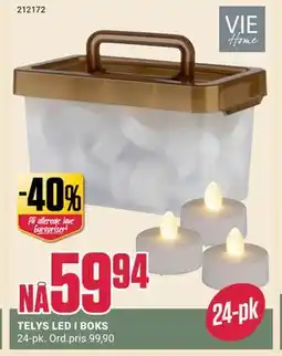 Europris TELYS LED I BOKS, NOK 59.94 tilbud