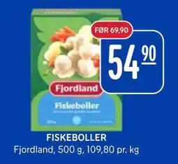 Rema 1000 FISKEBOLLER, NOK 54.9 tilbud