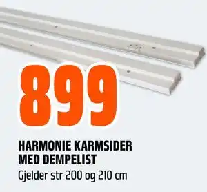 Obs Bygg HARMONIE KARMSIDER MED DEMPELIST, NOK 899 tilbud
