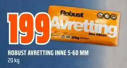 Obs Bygg ROBUST AVRETTING INNE 5-60 MM, NOK 199 tilbud