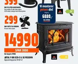 Obs Bygg JØTUL F 100 ECO-2 LL SE PEISOVN, NOK 14990 tilbud