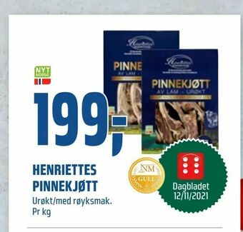 Coop Obs Henriettes pinnekjøtt tilbud