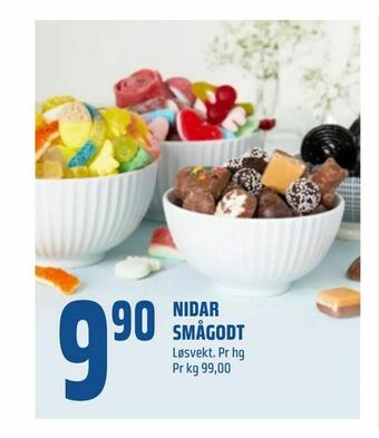 Coop Obs Nidar smågodt tilbud