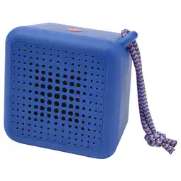 IKEA Vappeby Bærbar bluetooth-høytaler, vanntett/blå tilbud