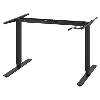 IKEA Trotten Understell til sitte-/ståbordplate, antrasitt, 120/160 cm tilbud