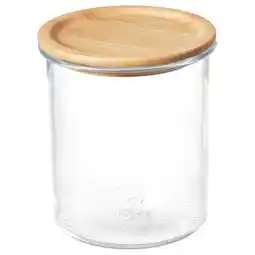 IKEA Ikea 365+ Krukke med lokk, glass/bambus, 1.7 l tilbud