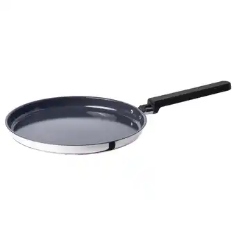 IKEA Middagsmat Pannekakepanne, slippbelegg/rustfritt stål, 24 cm tilbud
