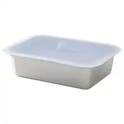 IKEA Ikea 365+ Matoppbevaring med lokk, rektangulær rustfritt stål/silikon, 1.0 l tilbud