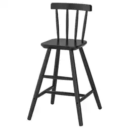 IKEA Agam Juniorstol, svart tilbud