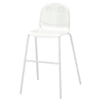 IKEA VildgÅs Juniorstol, hvit/hvit tilbud