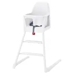 IKEA Langur Junior/høystol, hvit tilbud