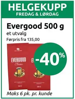 Joker Evergood 500 g tilbud