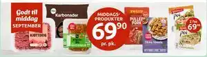 Joker MIDDAGSPRODUKTER, NOK 69.9 tilbud