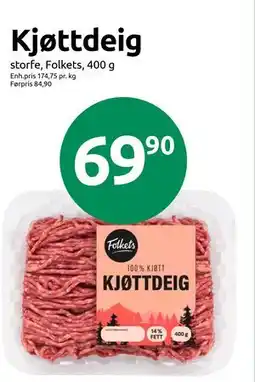 Joker Kjøttdeig, NOK 69.9 tilbud