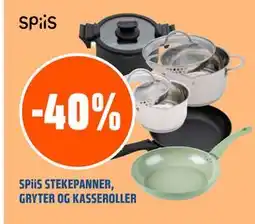 Coop Obs SPiiS STEKEPANNER, GRYTER OG KASSEROLLER tilbud