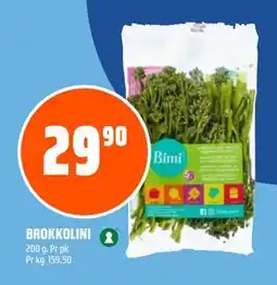 Coop Obs BROKKOLINI, NOK 29.9 tilbud