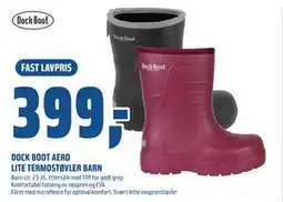 Coop Obs DOCK BOOT AERO LITE TERMOSTØVLER BARN, NOK 399 tilbud