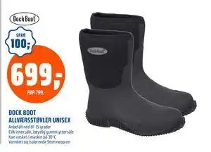 Coop Obs DOCK BOOT ALLVÆRSSTØVLER UNISEX, NOK 699 tilbud