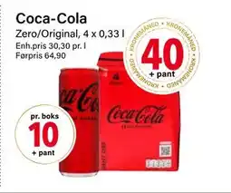 Nærbutikken Coca-Cola, NOK 40 tilbud