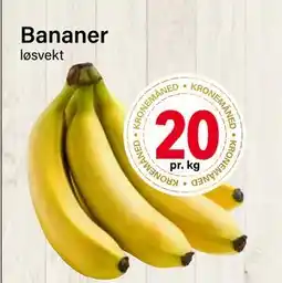 Nærbutikken Bananer, NOK 20 tilbud
