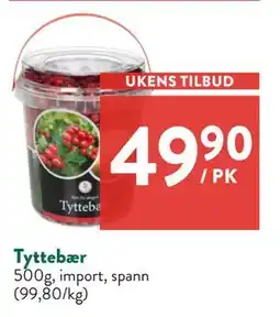 Jacobs Tyttebær, NOK 49.9 tilbud