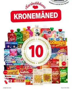 Nærbutikken Kronemåned, NOK 10 tilbud