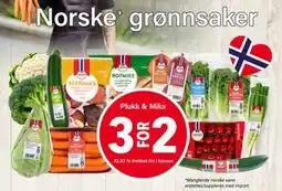 Nærbutikken Norske grønnsaker tilbud