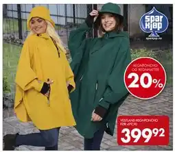 Sparkjøp VESTLAND REGNPONCHO, NOK 399.92 tilbud