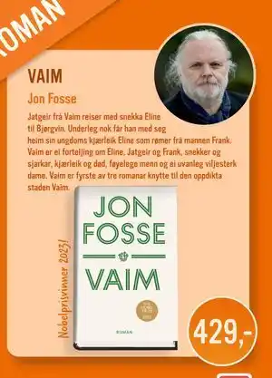 Ark Bokhandel VAIM, NOK 429 tilbud
