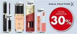 Sparkjøp ALT FRA MAXFACTOR tilbud