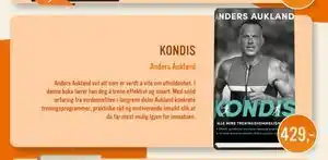 Ark Bokhandel KONDIS, NOK 429 tilbud