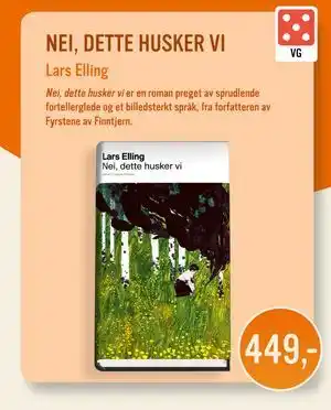 Ark Bokhandel NEI, DETTE HUSKER VI, NOK 449 tilbud