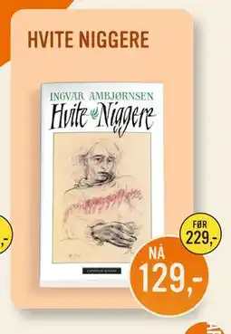 Ark Bokhandel HVITE NIGGERE, NOK 129 tilbud