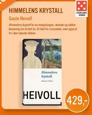 Ark Bokhandel HIMMELENS KRYSTALL, NOK 429 tilbud