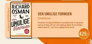 Ark Bokhandel DEN UMULIGE FORMUEN, NOK 429 tilbud
