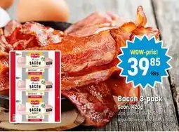 Eurocash Bacon 3-pack, SEK 39.85 tilbud