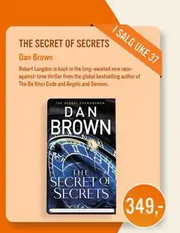 Ark Bokhandel THE SECRET OF SECRETS, NOK 349 tilbud