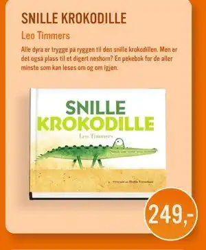 Ark Bokhandel SNILLE KROKODILLE, NOK 249 tilbud