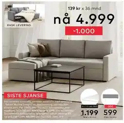 Skeidar Sacramento overmadrass, NOK 1199 tilbud