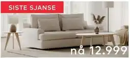 Skeidar Roma 3-seter XL, NOK 12999 tilbud