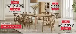 Skeidar Lakkert natur eikefinér, NOK 7999 tilbud